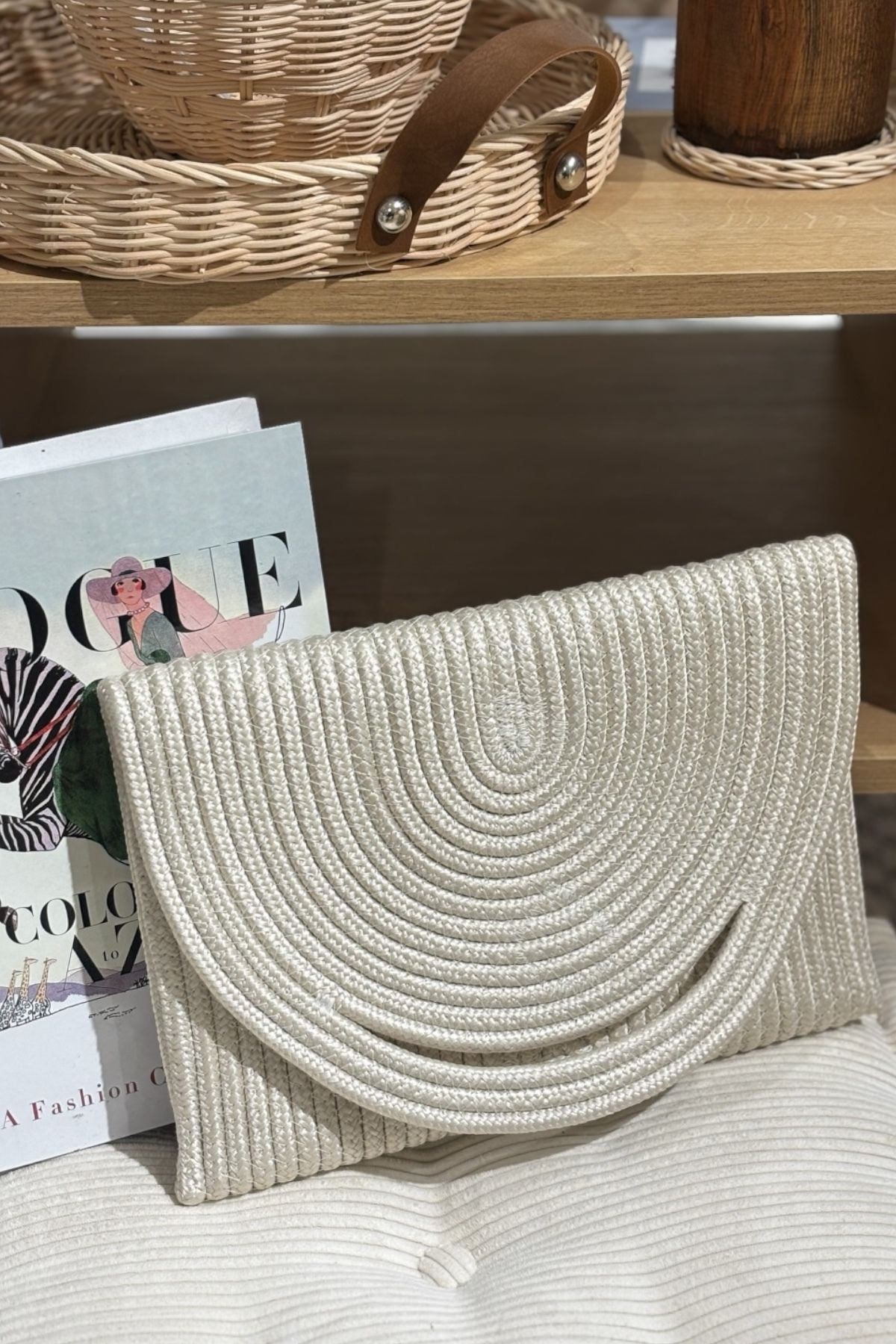 MaVaux El Geçirme Detaylı Zarf Portföy Clutch Çanta