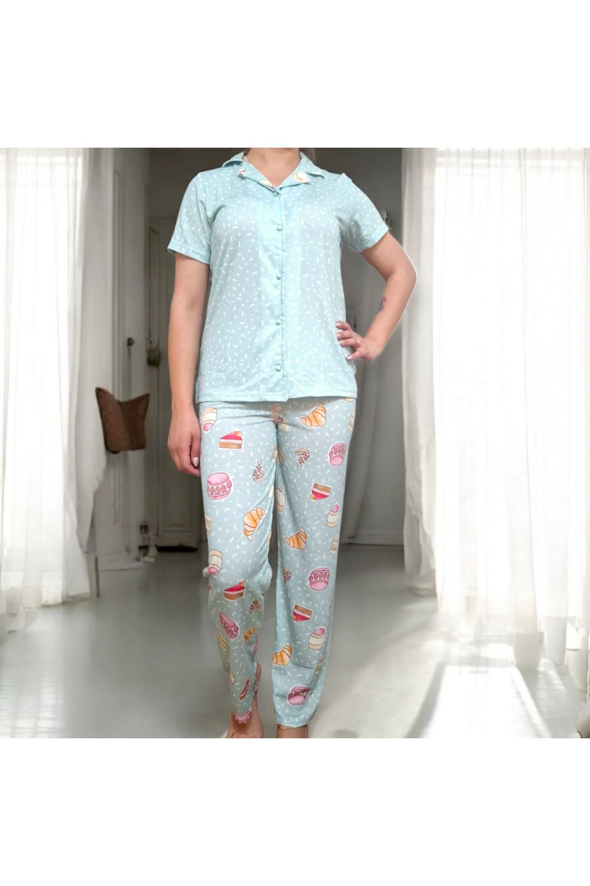 Tatty Underwear Miss Nilen's Cup Cake Pijama Takımı