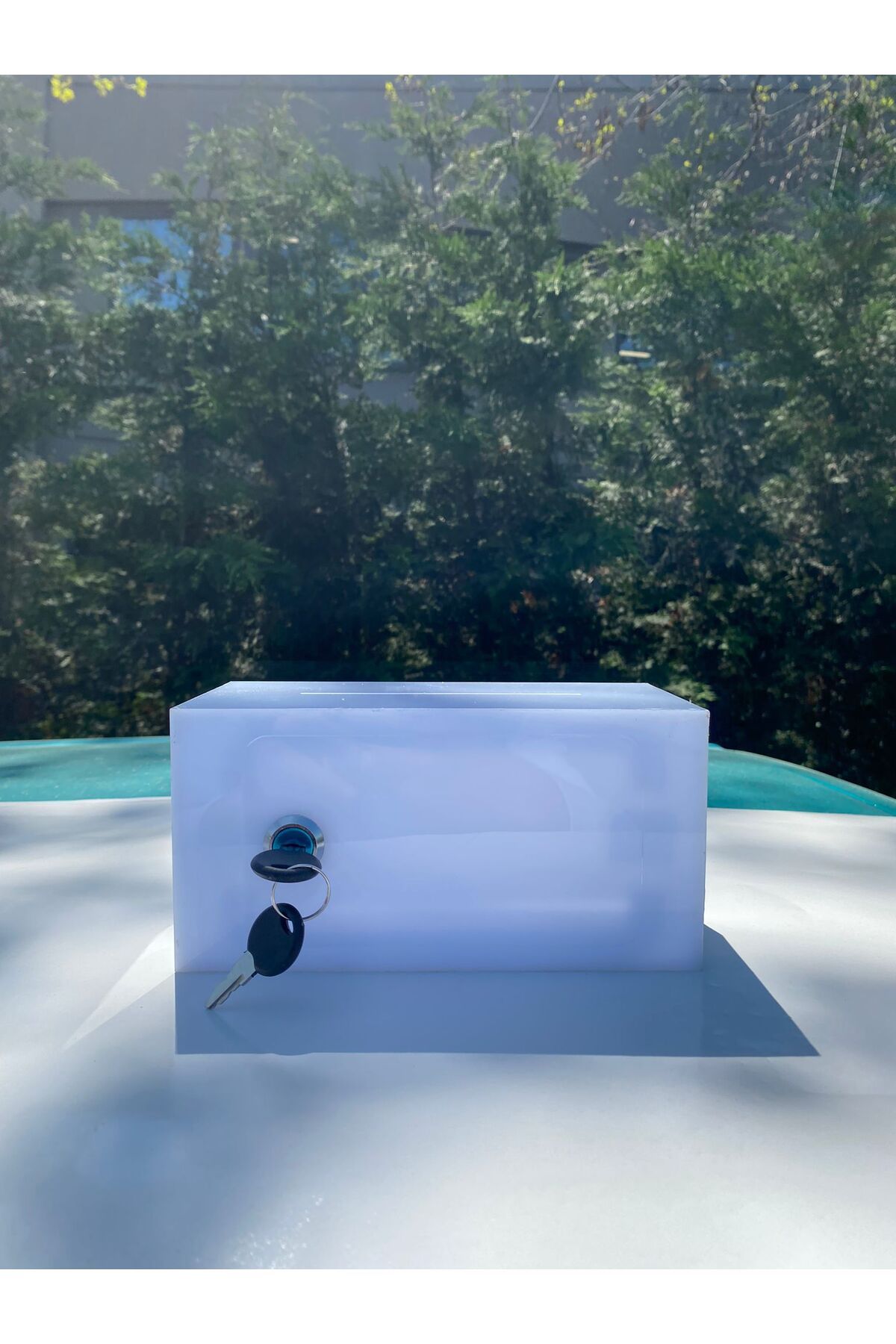 Pleksistore-White Small Plexi Type Box 4