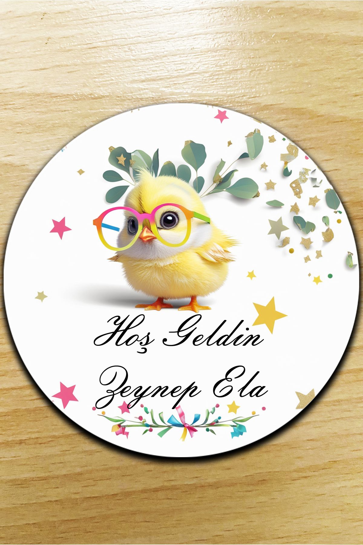 Emr Store Gözlüklü Civciv Magnet Bebek Magnet 10 Adet Hediyelik Çocuk Magnet