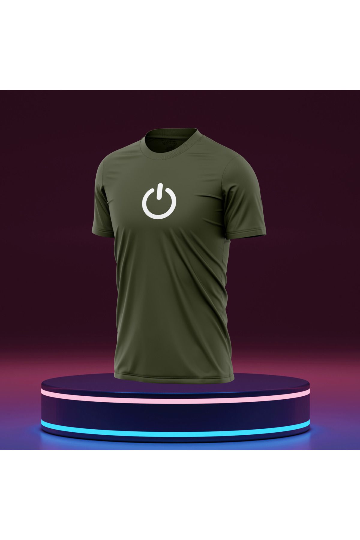 Bulvar Lee Erkek Sıfır Yaka Baskılı Yazlık T-Shirt