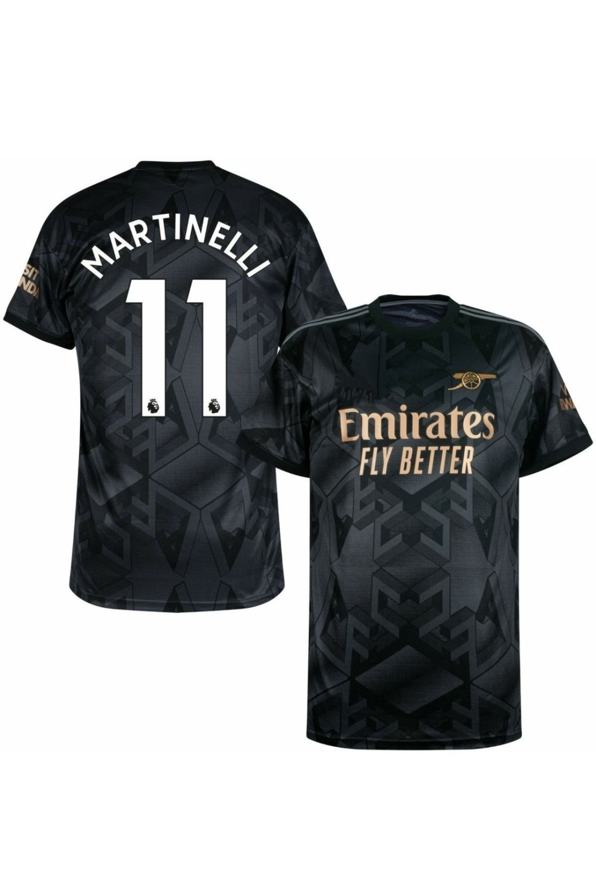 jabuka A.R.S.E.N.A.L 2022-23 GABRİEL MARTİNELLİ DEPLASMAN FORMASI (BLACK)