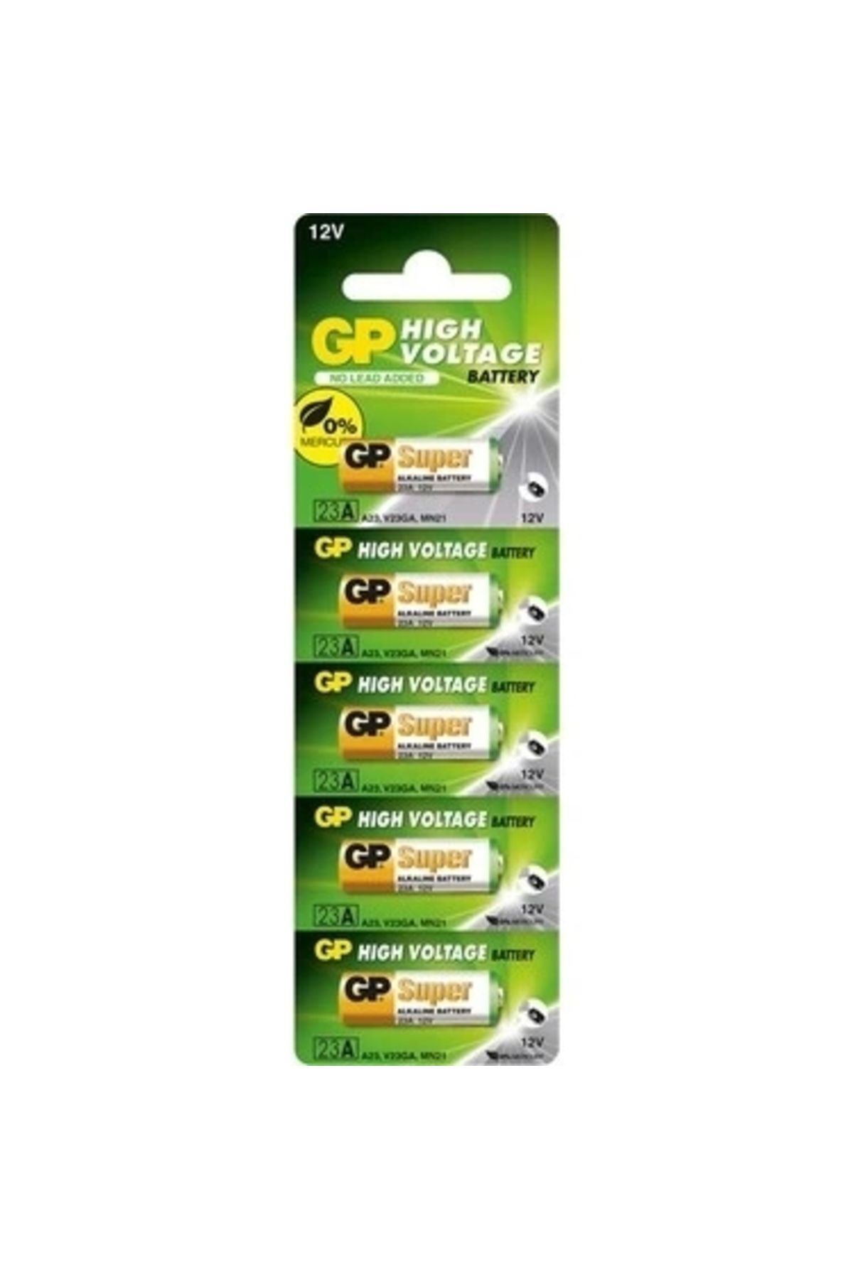YNT İthalat Gp 23a V23ga Mn21 12v Alkalin Pil Kepenk Anahtar Pili Beşli Paket