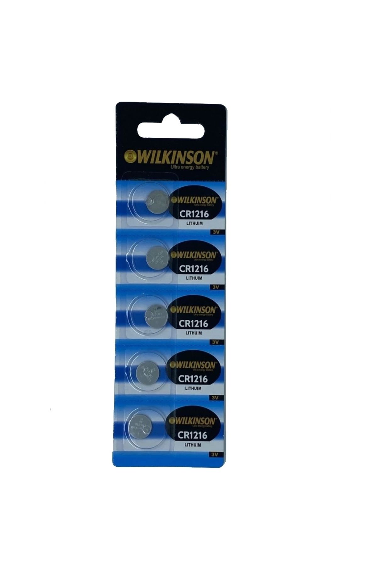 YNT İthalat Wılkınson 1216 3v Lityum Düğme Pil 5'li Paket