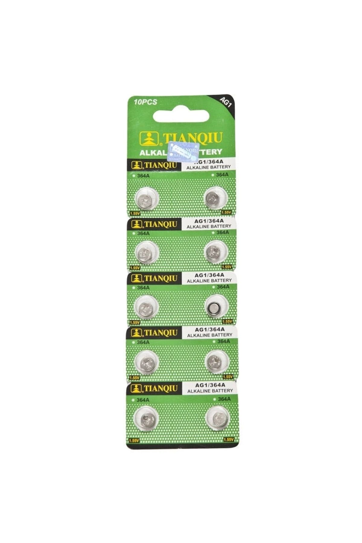 YNT İthalat TıanQıu Ag1 Lr621/364 Alkalin 10'lu Düğme Pil