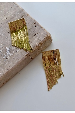 VİOLET ACCESSORİES PÜSKÜL DETAY KÜPE/GOLD