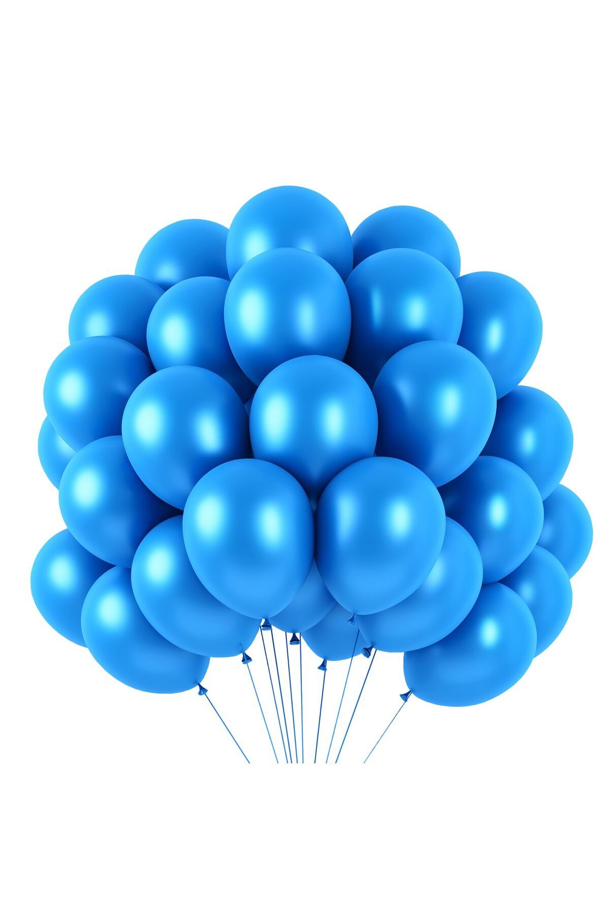 ZENVİVA METALİK BALON MAVİ 10 ADET