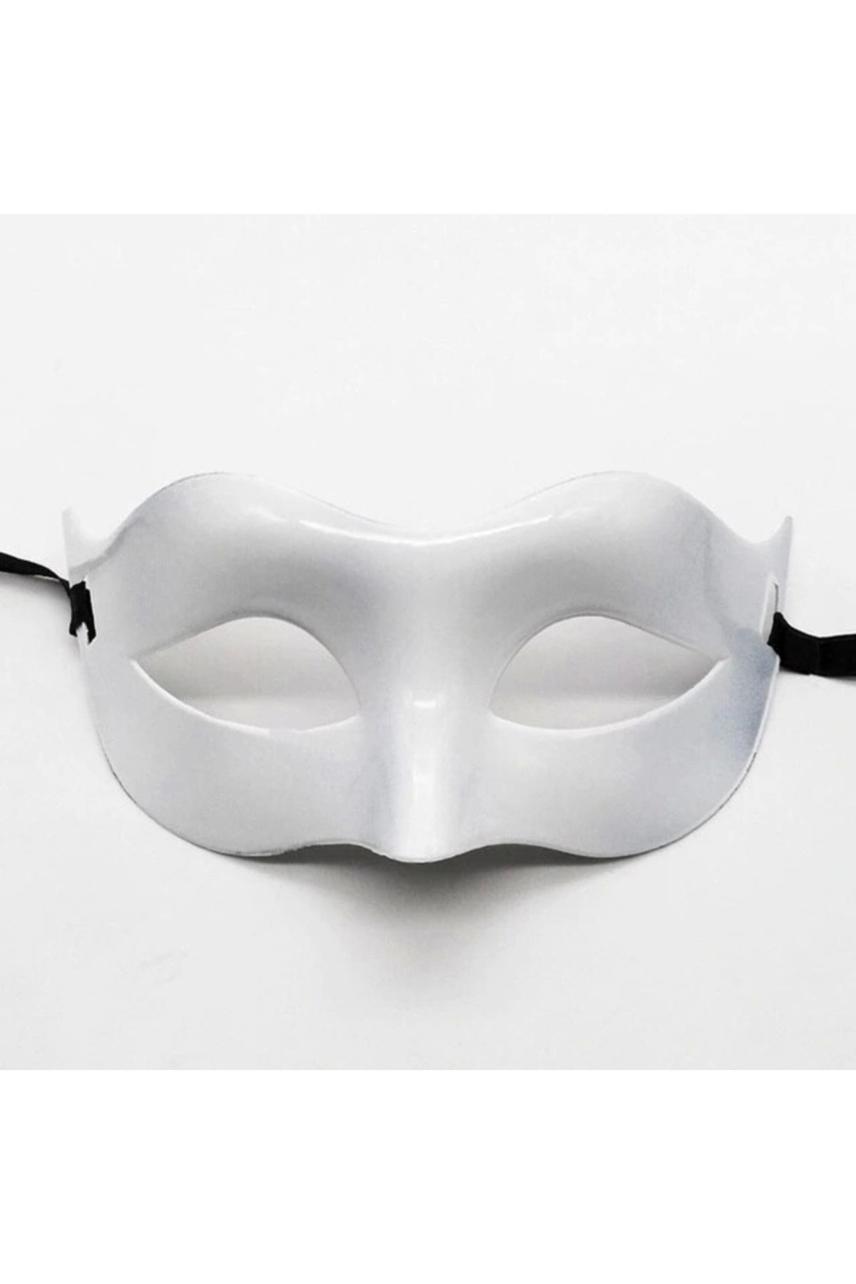 STOREMAX Beyaz Renk Masquerade Kostüm Partisi Venedik Balo Maskesi (5047)