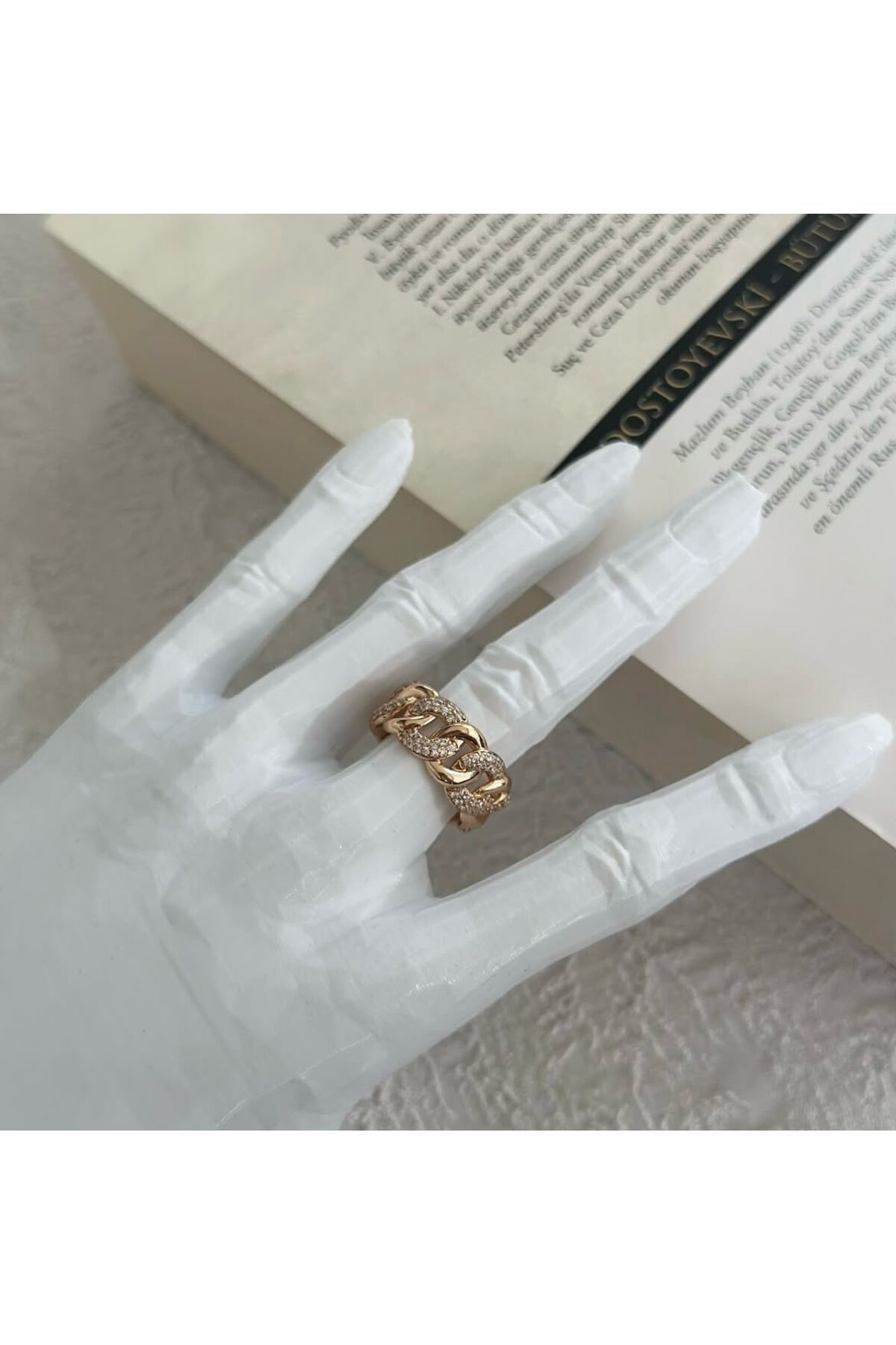 XUPING JEWELRY Kadın Gold Yüzük