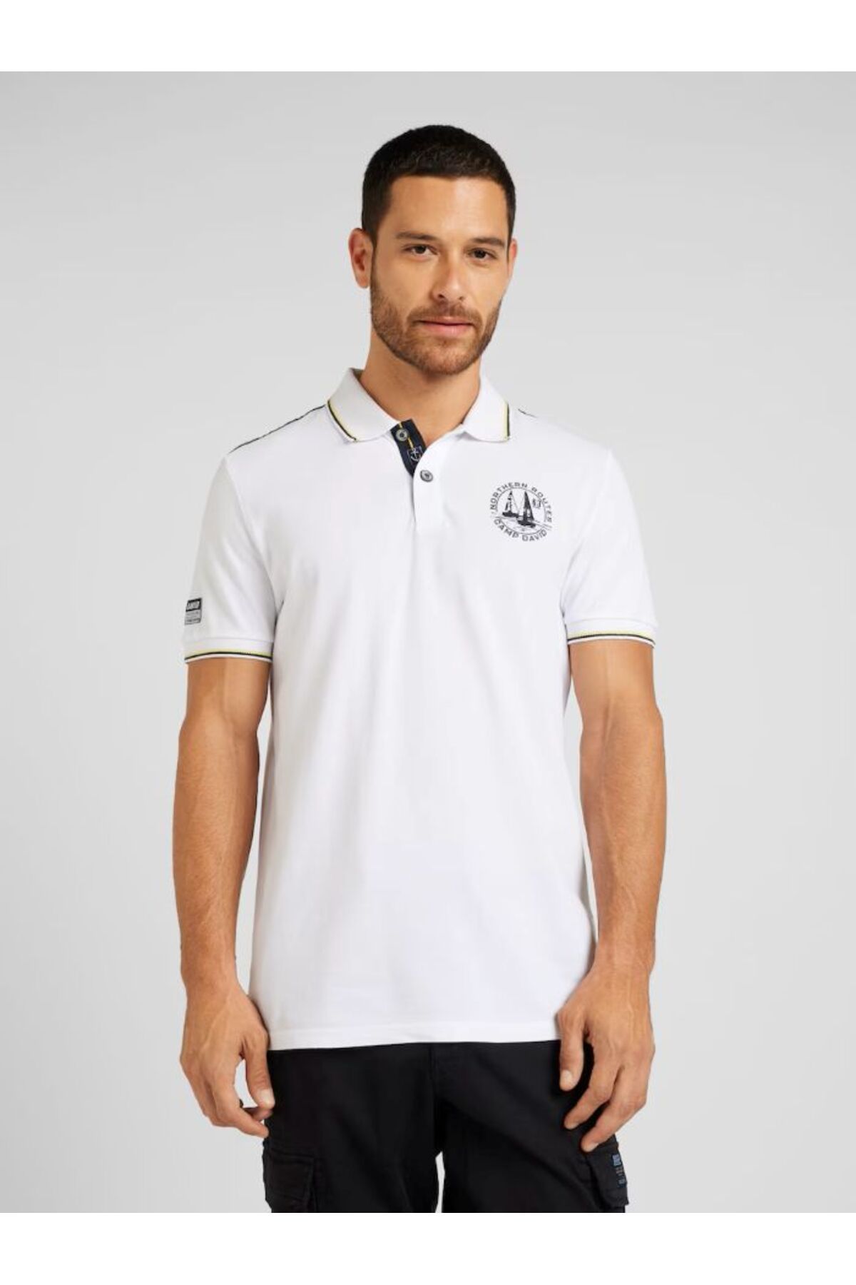 Camp David POLO YAKA T-SHİRT