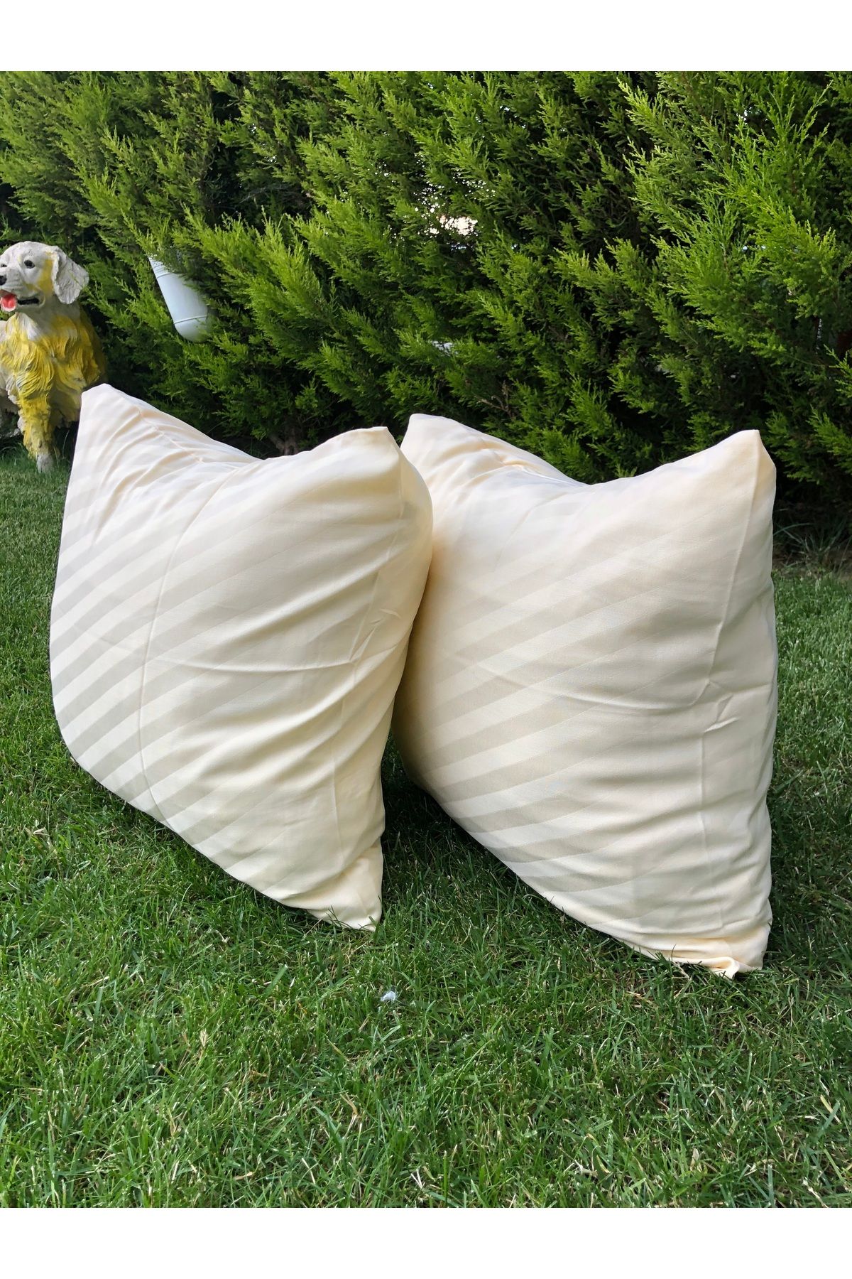 MyStory Home Çok Amaçlı 2’li Kırlent Kılıfı - Thick Yellow