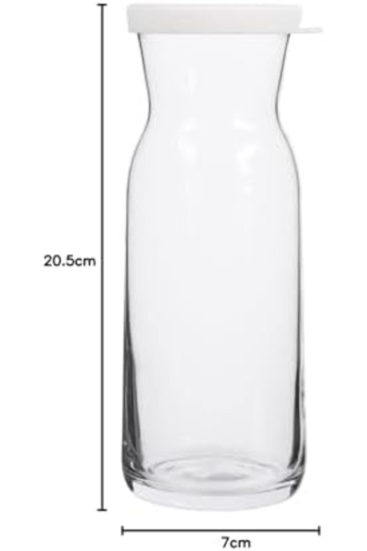 LAV--FONTE CARAFE 700cc WHITE LID GB 7