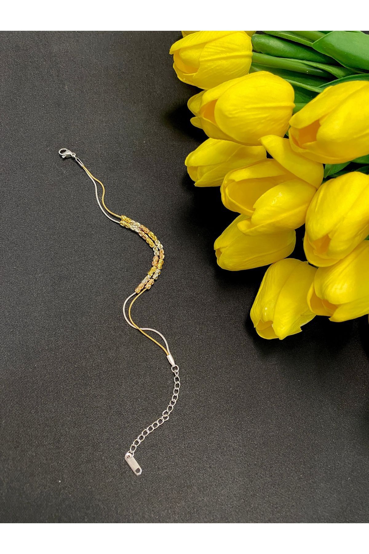 Füruzan Jewelry İkili çelik bileklik
