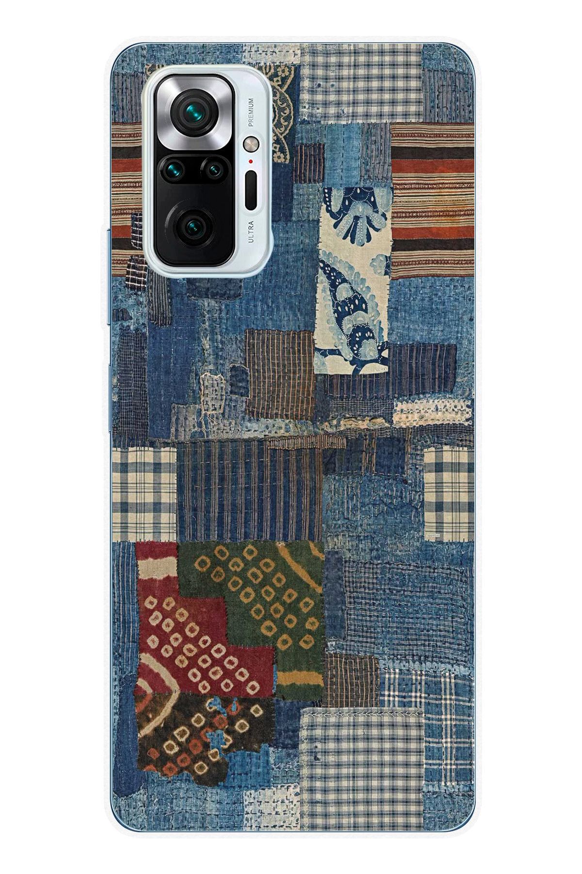 moonset Xiaomi Redmi Note 10 Pro Uyumlu Vintage Tasarımlı Baskılı Şeffaf Telefon Kılıfı
