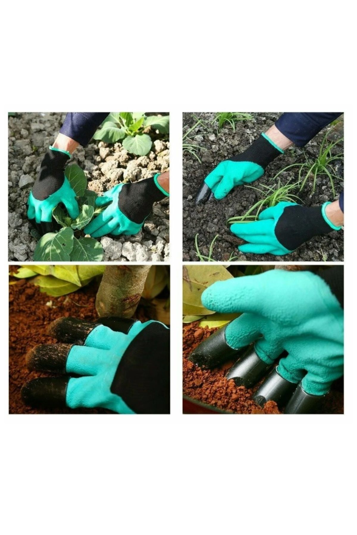 ÖYKÜ VE YİĞİT Garden Genie Gloves Toprak Kazma Bahçe Eldiveni
