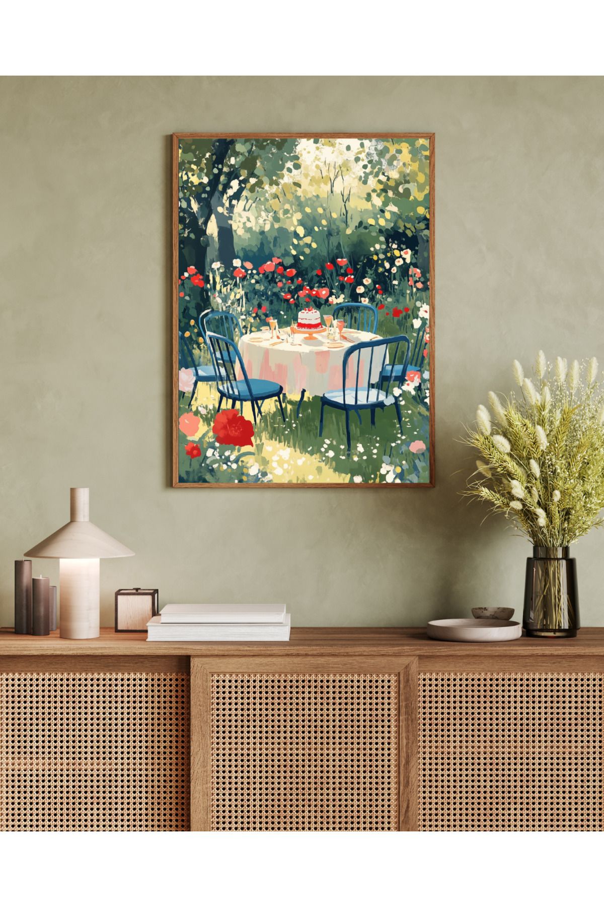 woodhomeworks tek parça salon ofis dekor tablo