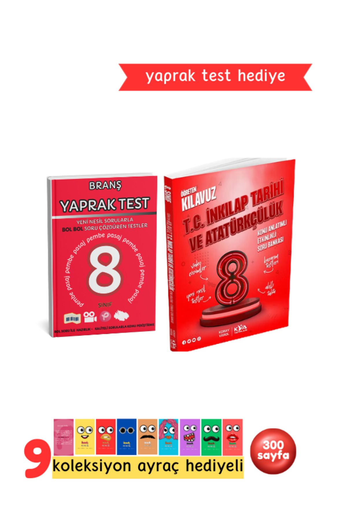 Pembe Yayınevi KVA Yayınları 8. Sınıf T.C. İnkılap Tarihi ve Atatürkçülük Konu Anlatımlı Etkinlikli Soru Bankası