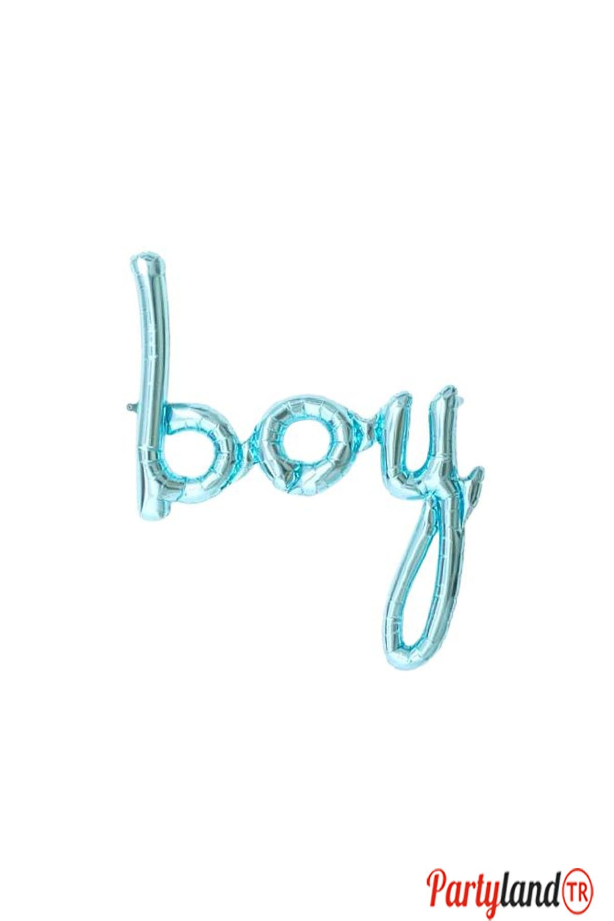 PartylandTR Boy Mavi Folyo Balon 60*69 cm.