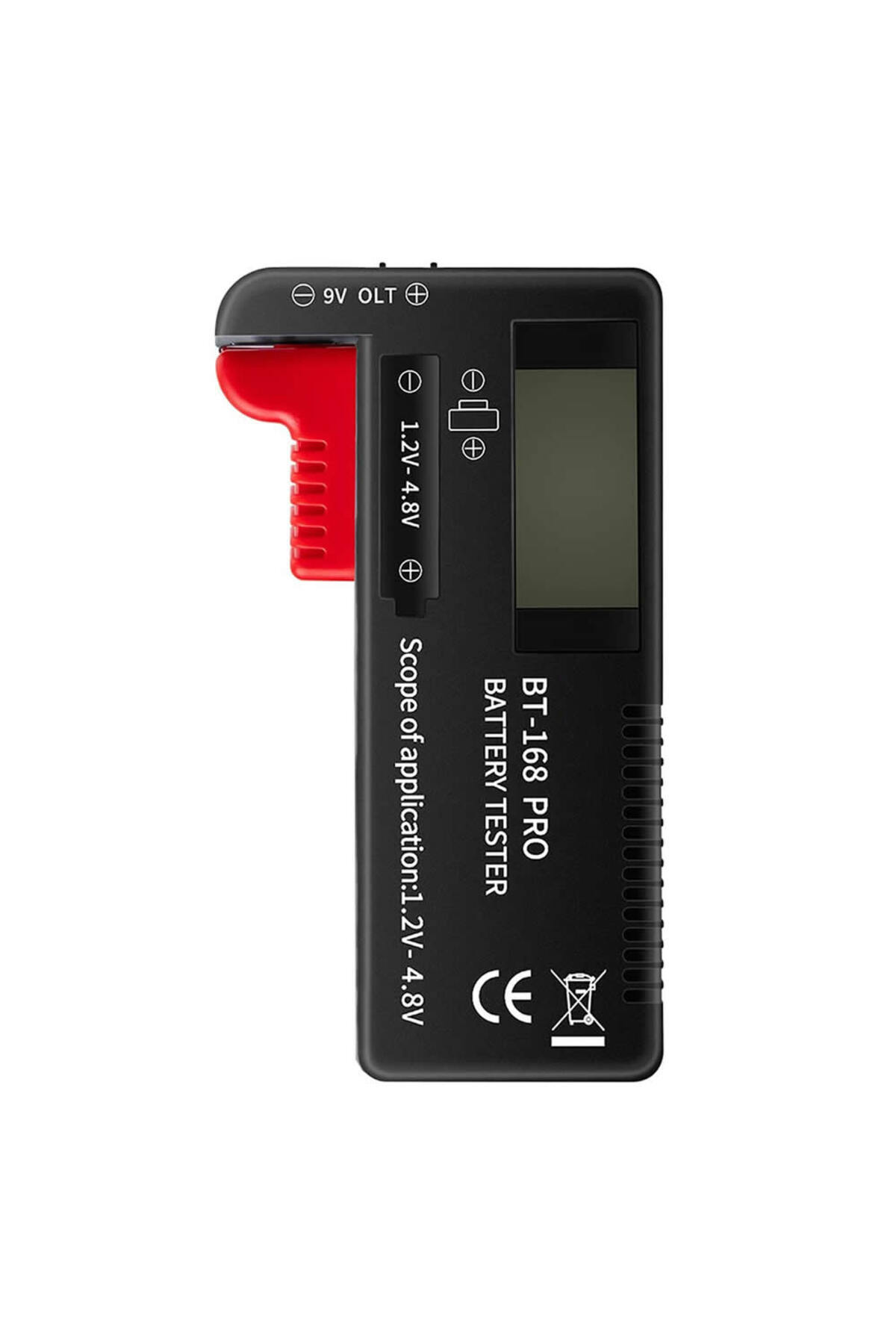 Genel Markalar BT-168 PRO Pil Test Cihazı AA AAA C D 9V 18650 16340 14500 10440 1.2V 1.5V 3V 3.7V 4.8V Dijital Ölç