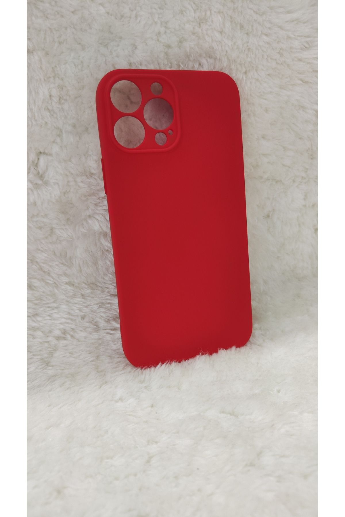 QEM IPHONE 13 PRO MAX ŞIK VE YUMUŞAK DOKULU LANSMAN TELEFON KILIFI
