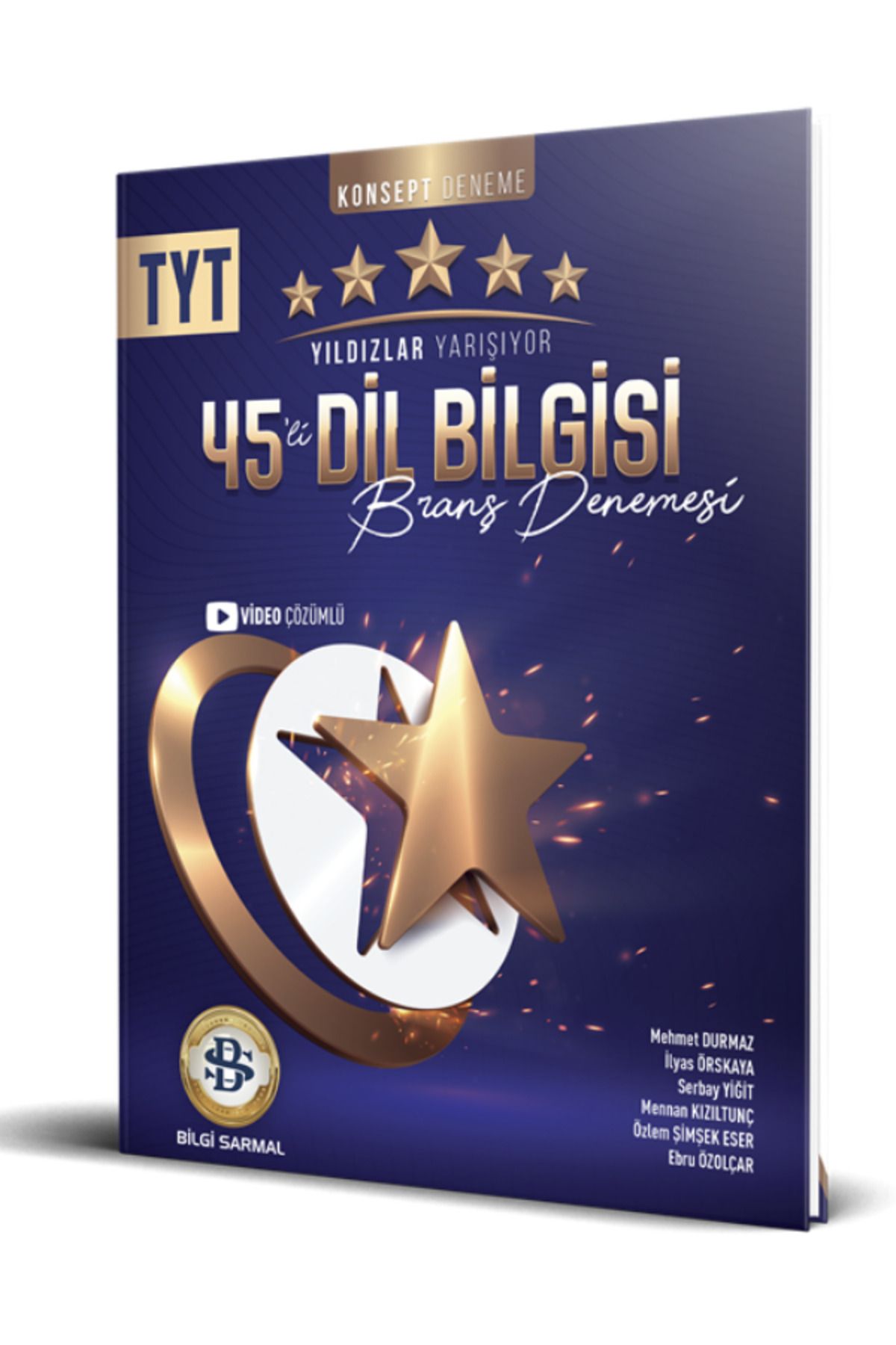 Bilgi Sarmal Yayınları Bilgi Sarmal Yıldızlar Yarışıyor TYT Dil Bilgisi 45 li Branş Denemesi