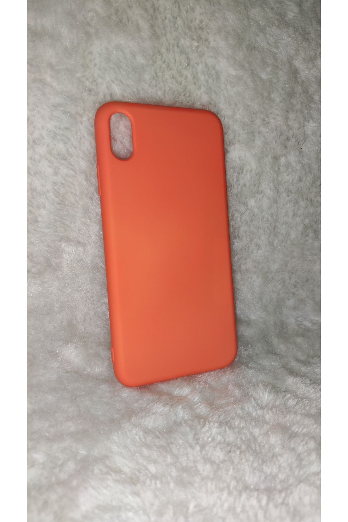 QEM IPHONE XS MAX YUMUŞAK DOKULU LANSMAN KILIF