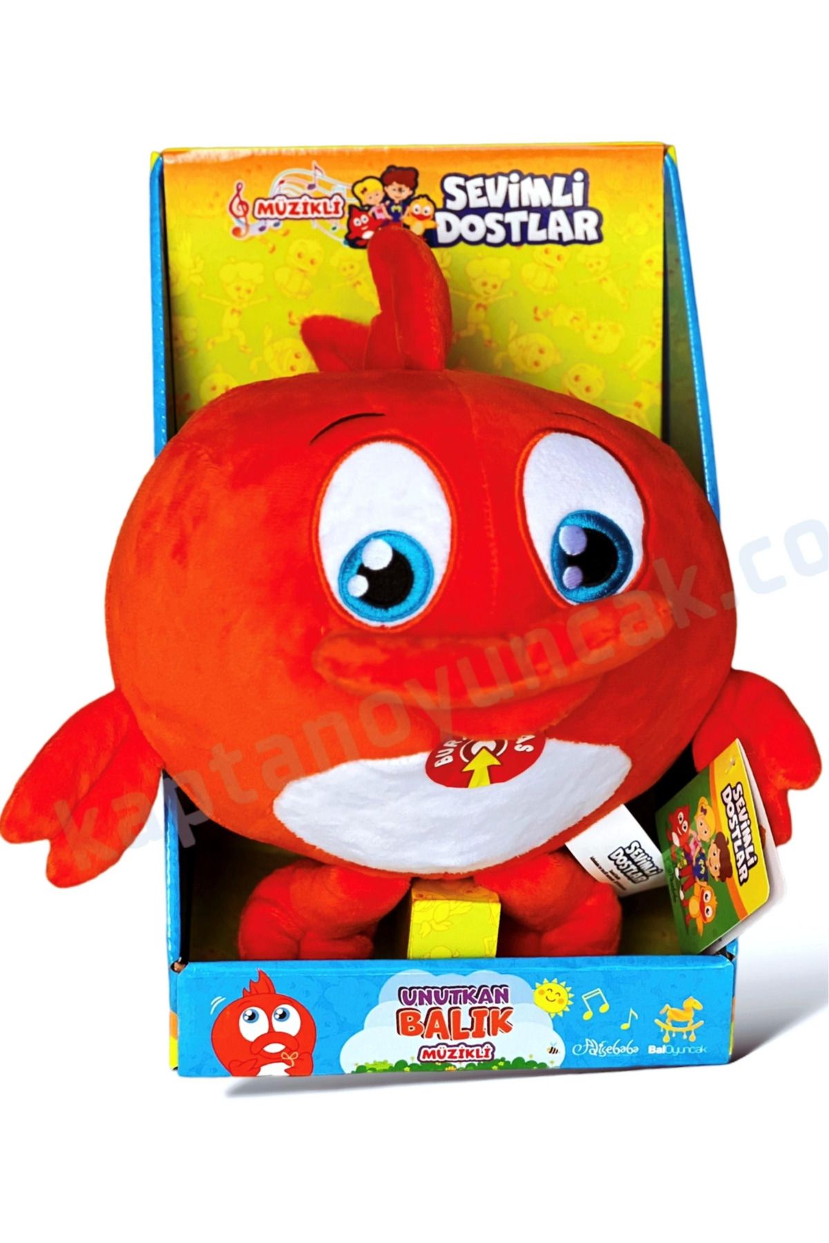 gnsstore UNUTKAN BALIK MÜZİKLİ PELUŞ SEVİMLİ DOSTLAR