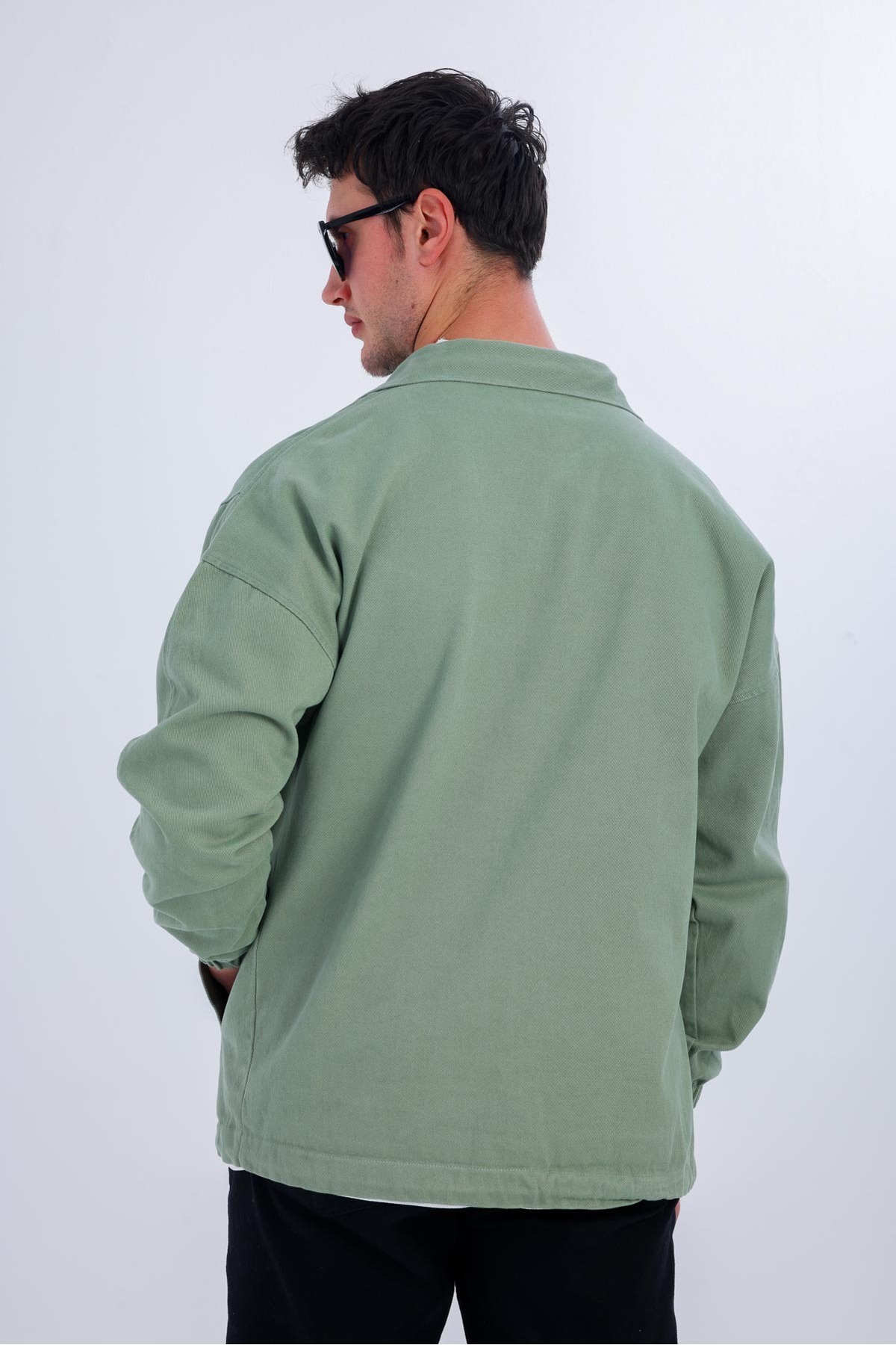 Decas  NIVEUS Kot Ceket - Açık Yeşil - Görsel 7