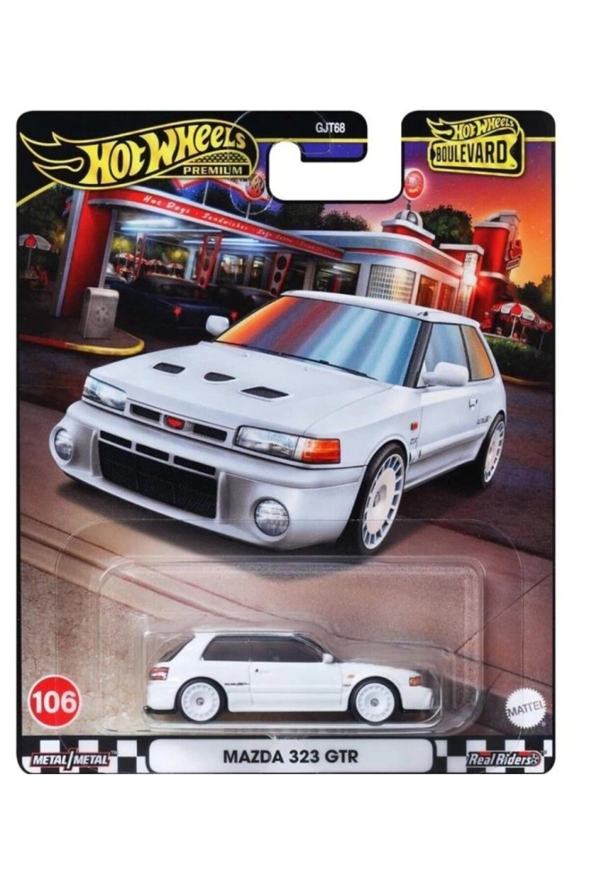 fiyora Hot Wheels Boulevard Premium Tekli Arabalar - Mazda 323 GTR