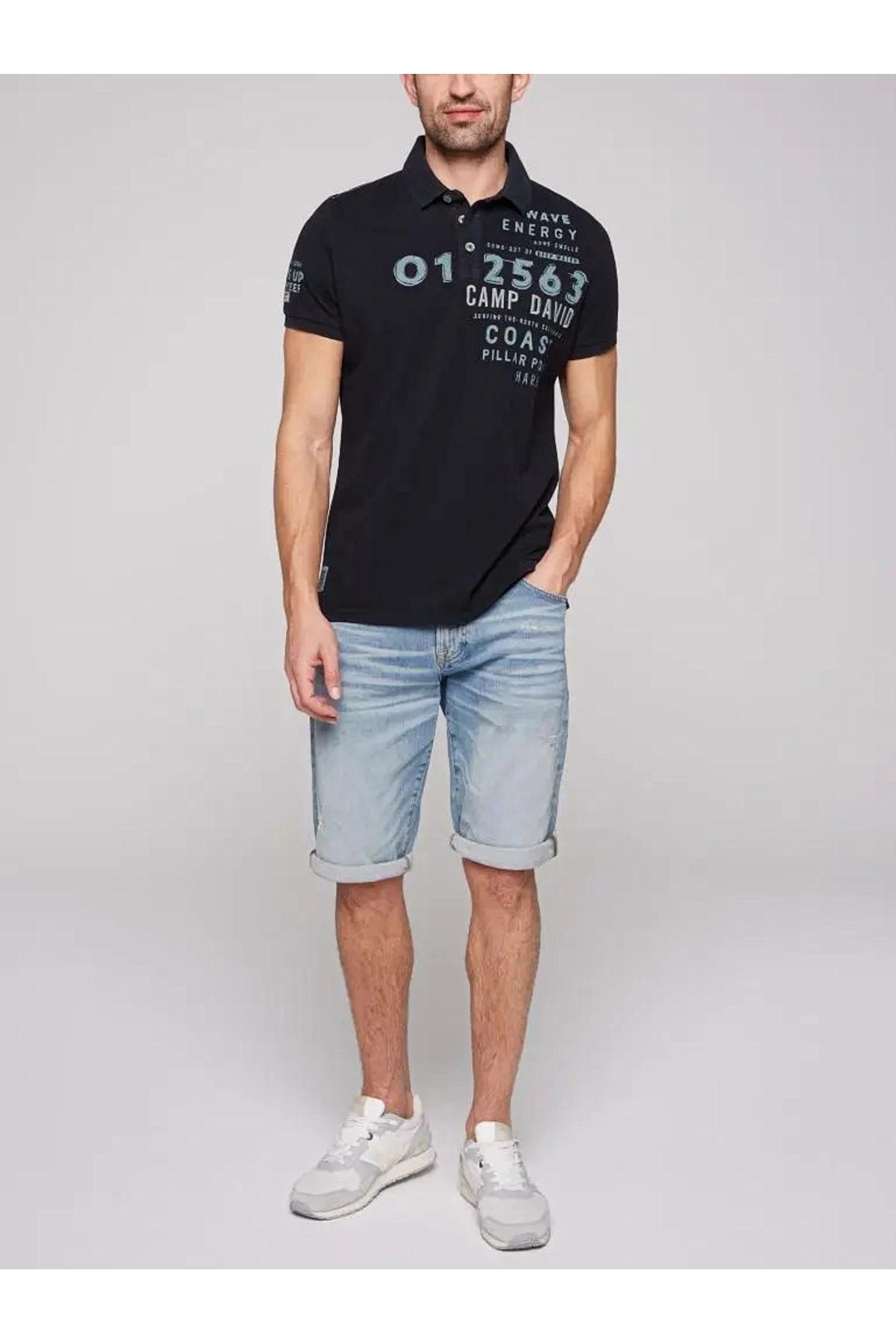 Camp David POLO YAKA T-SHİRT