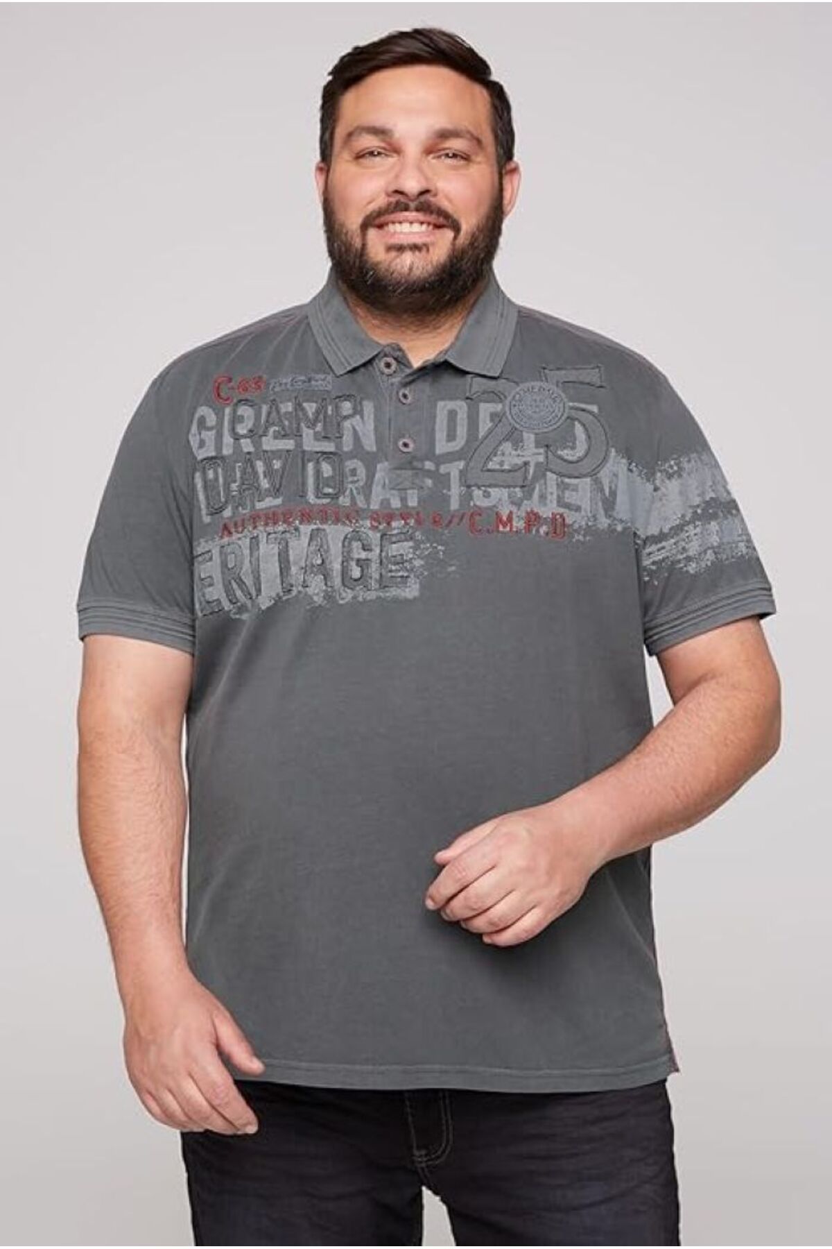 Camp David POLO YAKA T-SHİRT