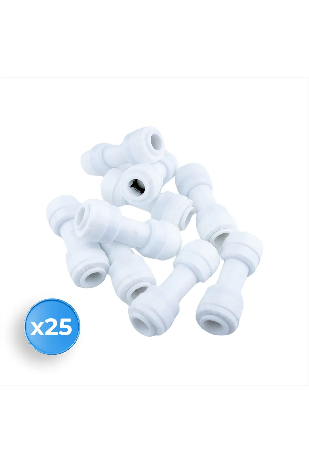 Filter Store Su Arıtma Cihazı Düz Uzatma Fitting 25 Adet