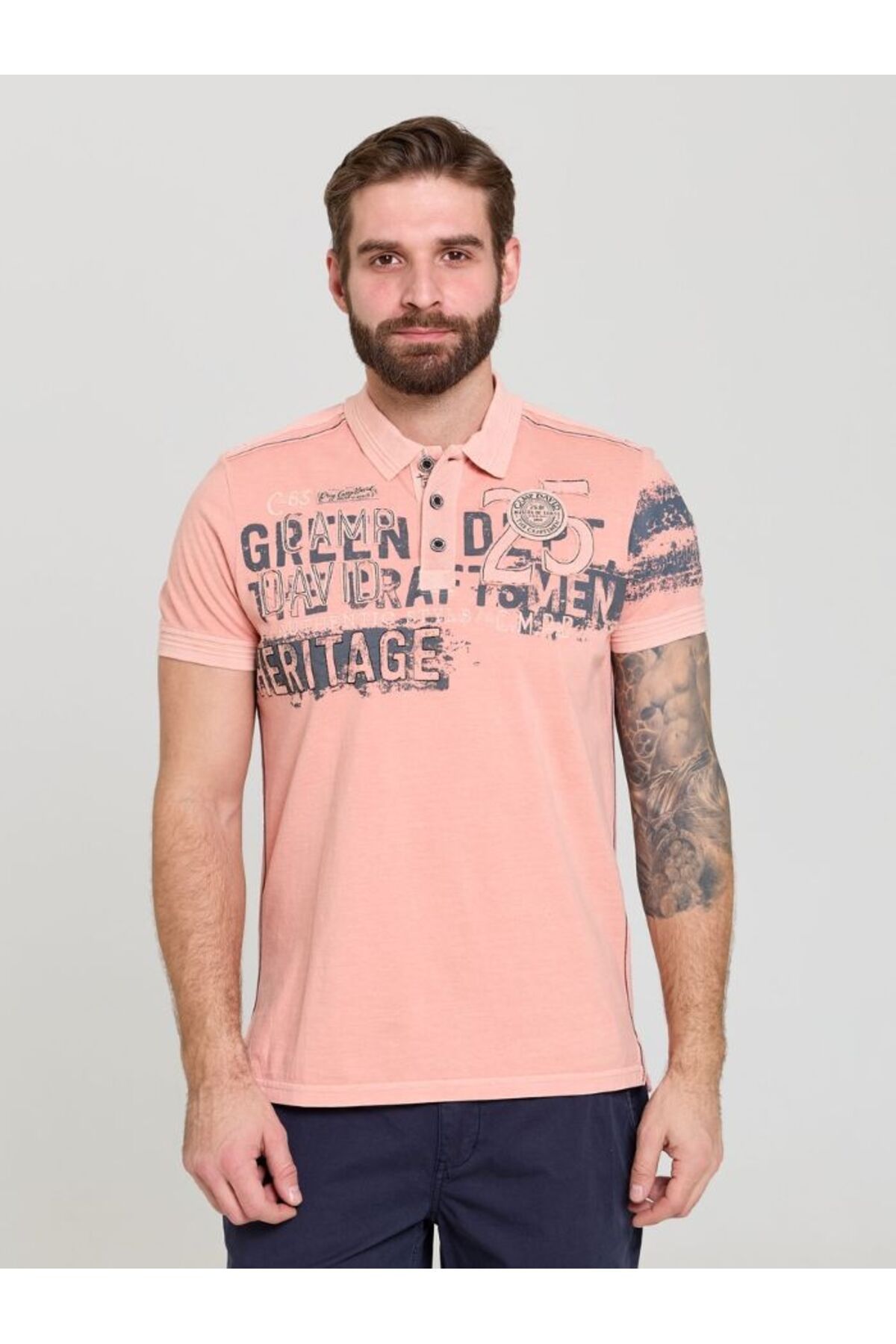 Camp David POLO YAKA T-SHİRT