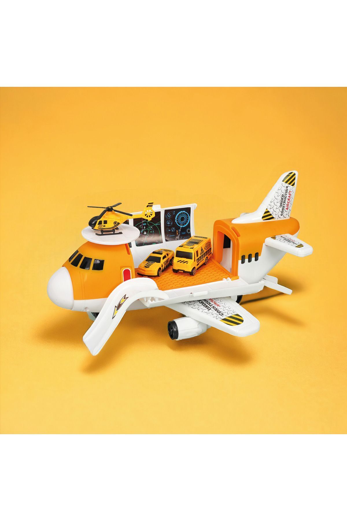HEROES TOYS İnşaat Uçak Seti - Çocuk Eğitici Öğretici Eğlenceli Oyuncak Uçak Seti