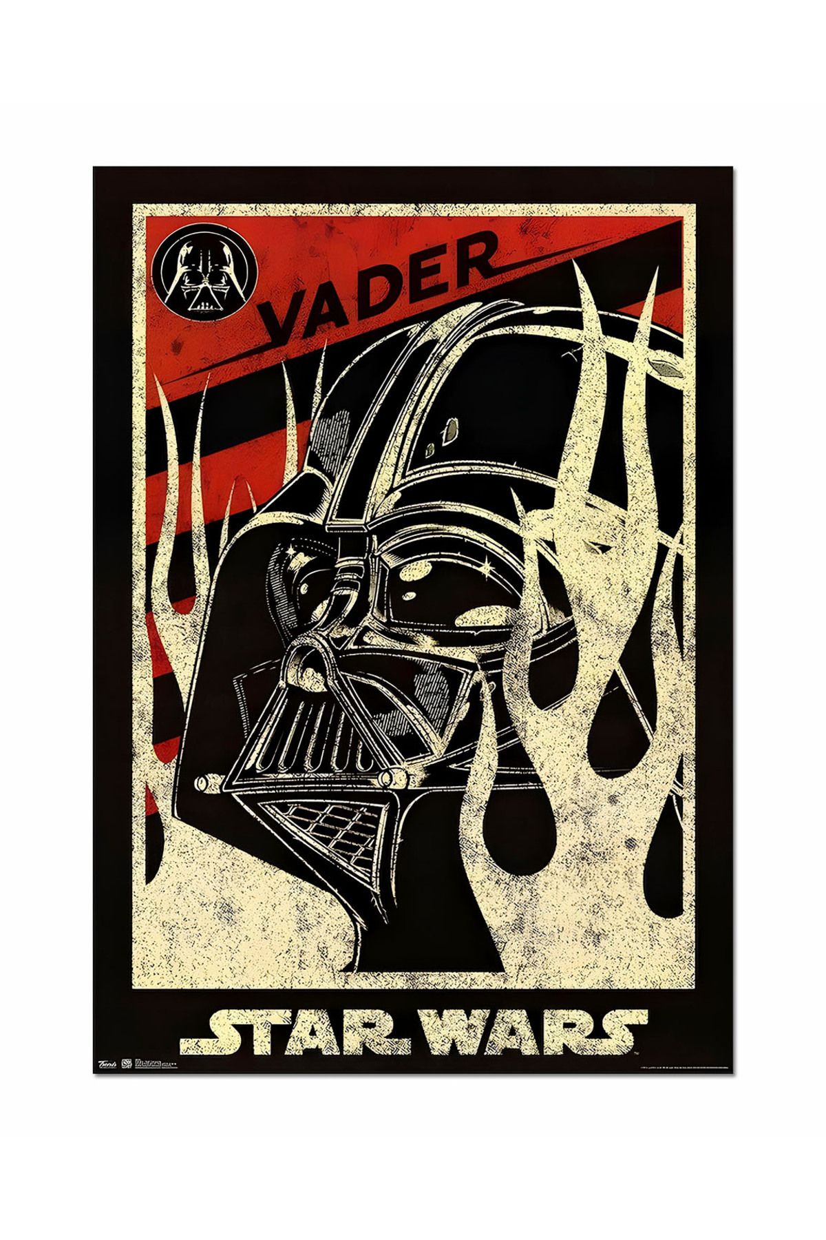 Ayabak Metal Poster Star Wars Darth Vader - Dekoratif Metal Poster - Hediyelik Metal Poster