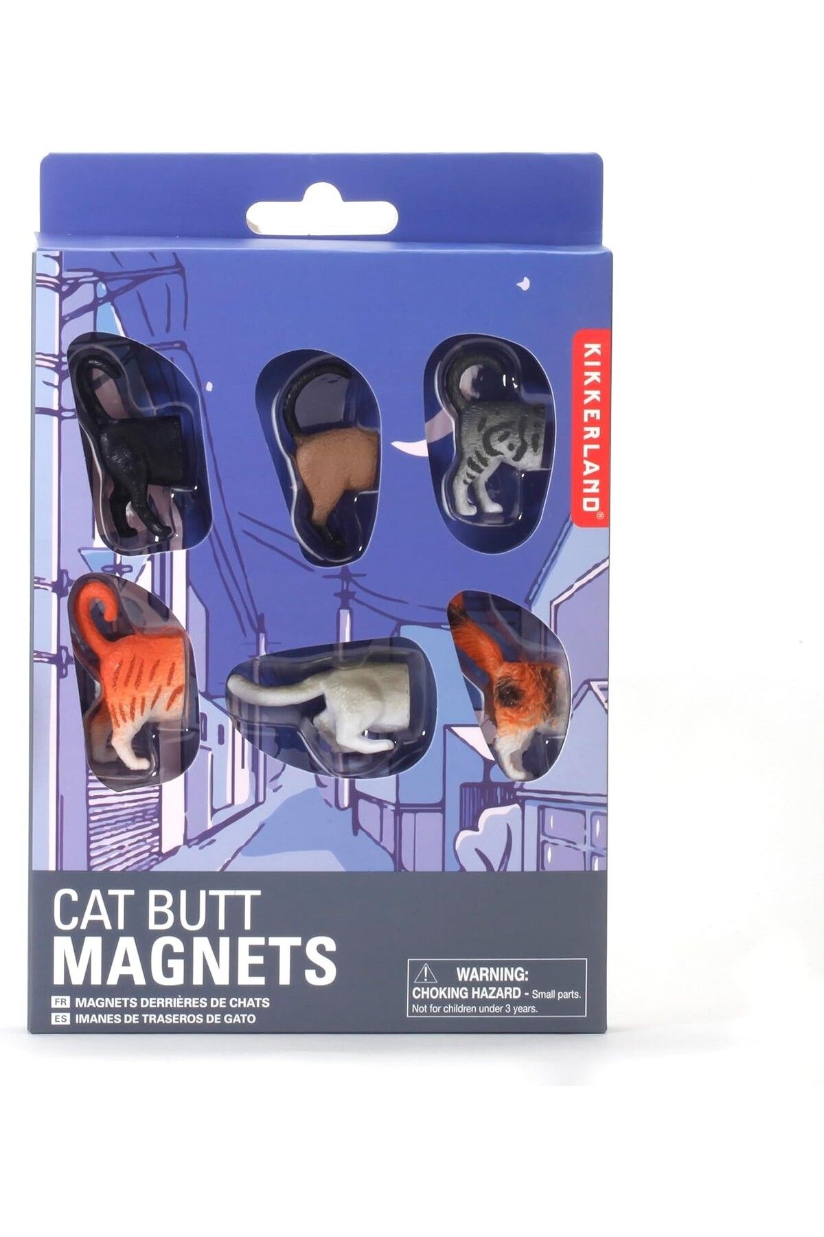 Kikkerland 6'lı Kedi Magnet
