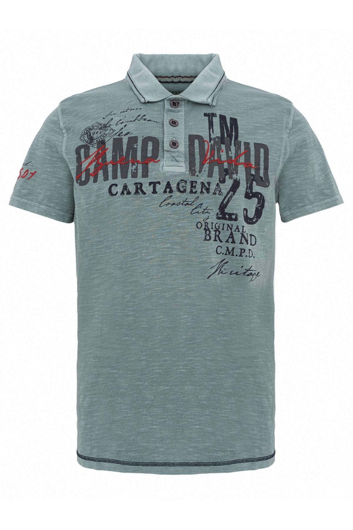 Camp David POLO YAKA T-SHİRT