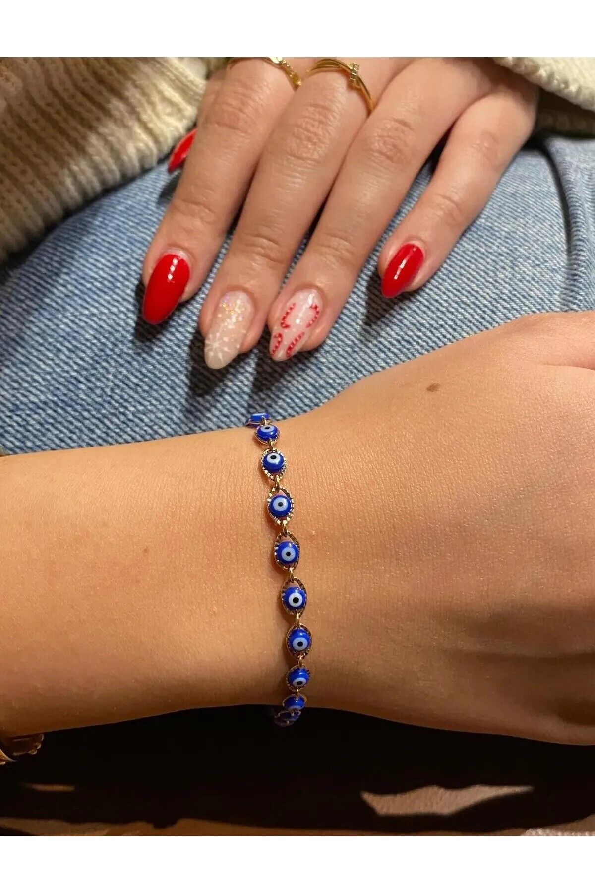 HEYjewelry Nazar Boncuklu Özel Tasarım En Sevilen Birinci Kalite Xuping Bileklik Kadın
