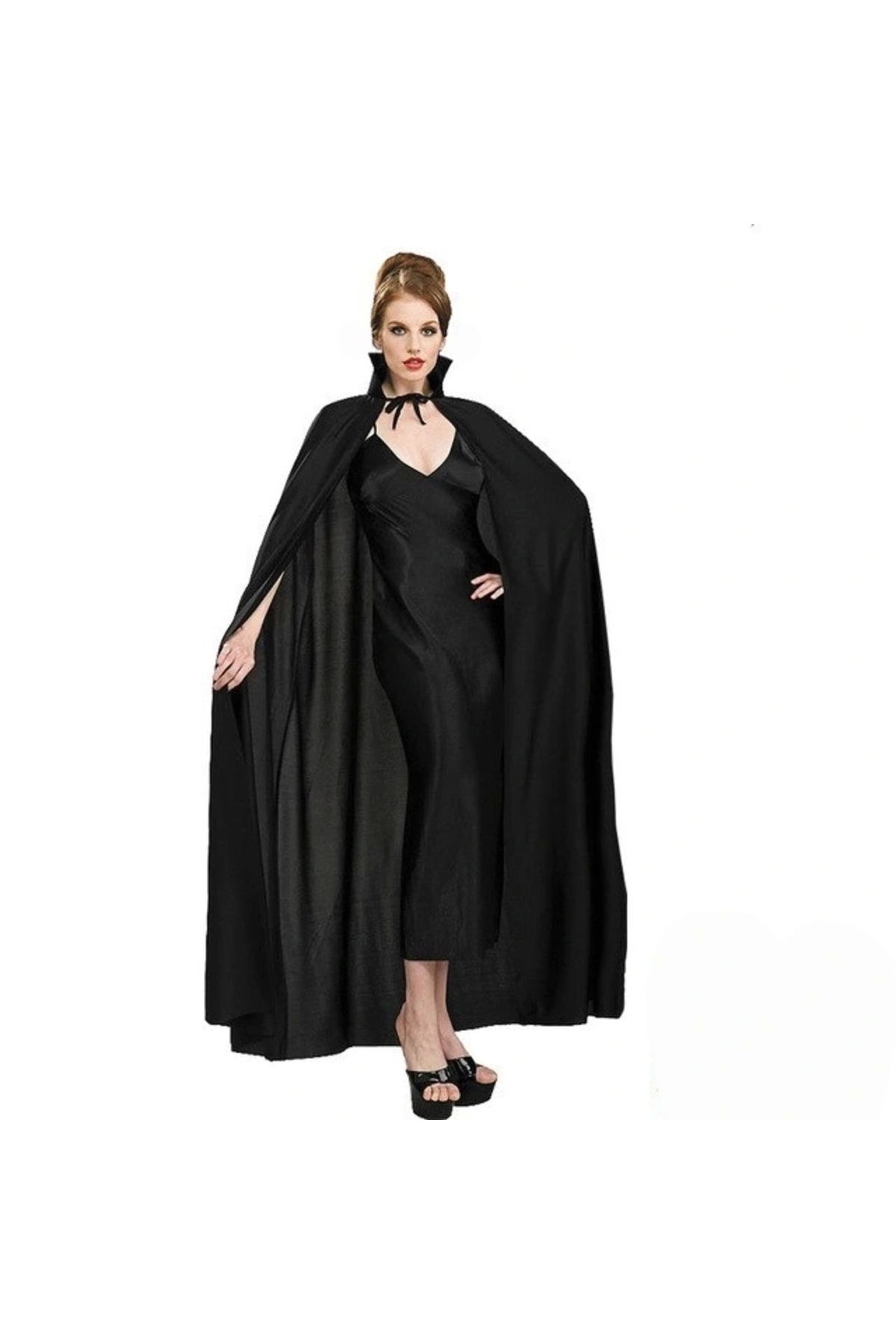 STOREMAX Siyah Yakalı Yetişkin Pelerin 120 cm (5047)
