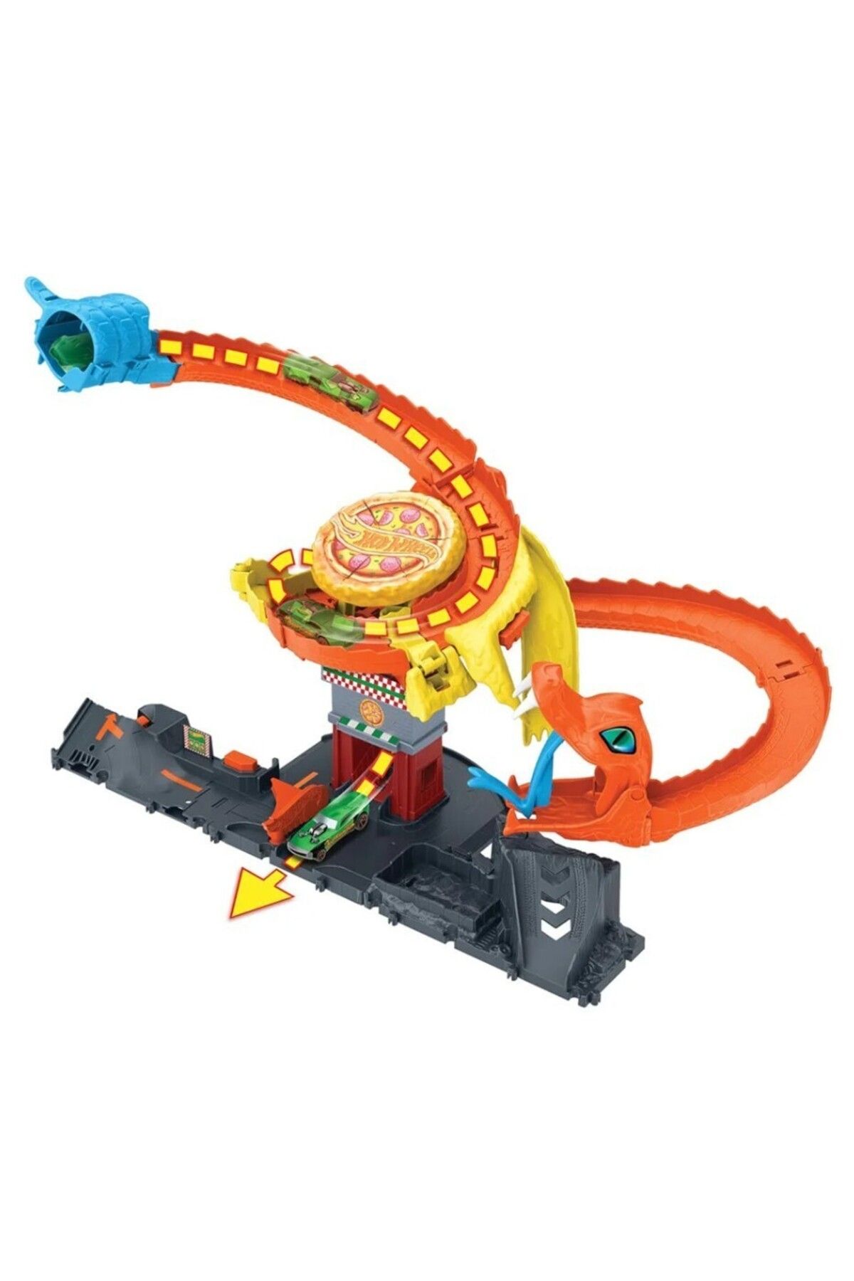 fiyora Hot Wheels Pizza Dükkanında Kobra Macerası Oyun Seti HTN81