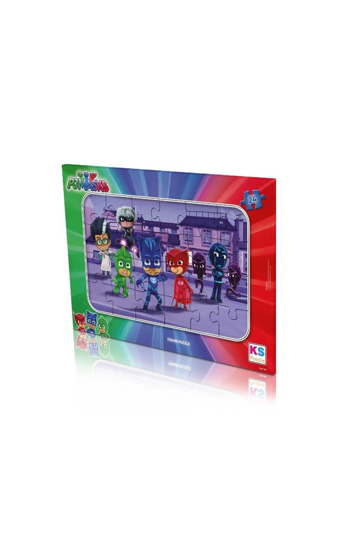 gnsstore KS GAMES PJ MASKS FRAME PUZZLE 24 PARÇA