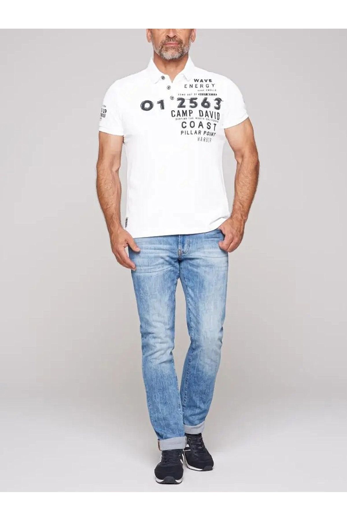 Camp David POLO YAKA T-SHİRT