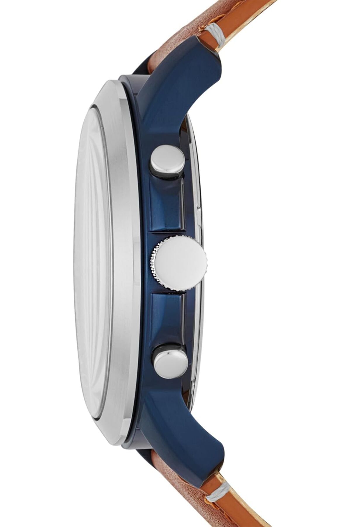 Fossil-Leather Mens Quartz Watch 3