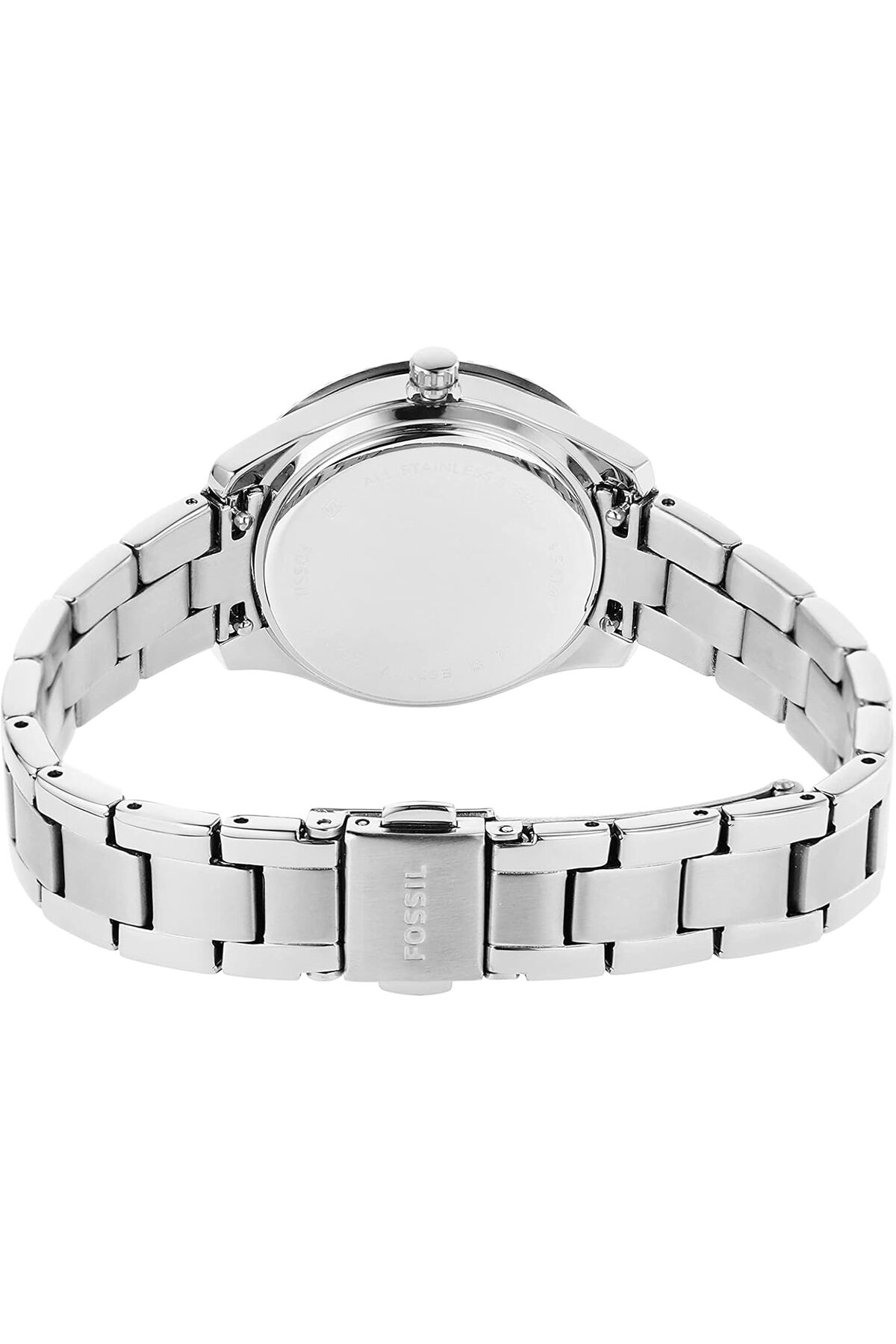 Fossil Watch Women’s ES5137 Stella Silver Stainless Steel Crystal Accents Fossil Stella Stainless Steel Women Wristwatches for sale | eBay main image 3