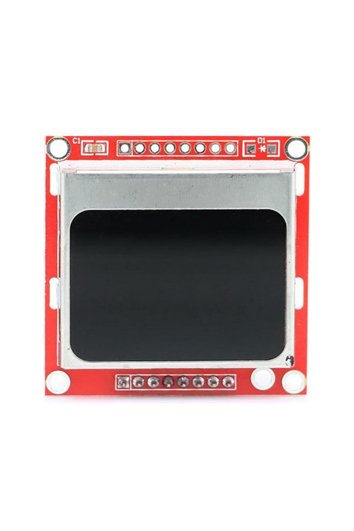 Alkatronik 5110 84x48 Lcd Modül 84 x 48 Piksel Lcd Display Ekran 5V Beyaz Arka ışık Gösterge Menü Resim