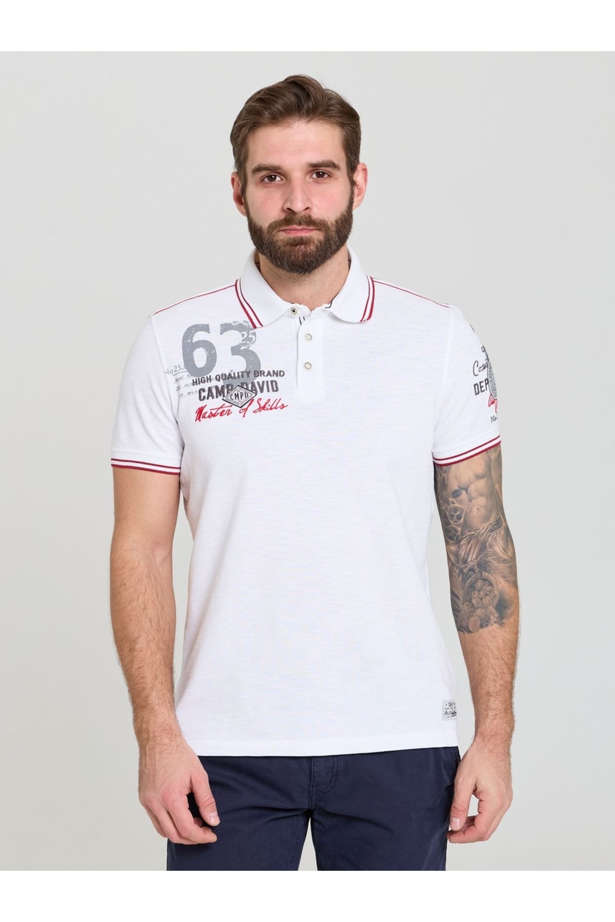 Camp David POLO YAKA T-SHİRT