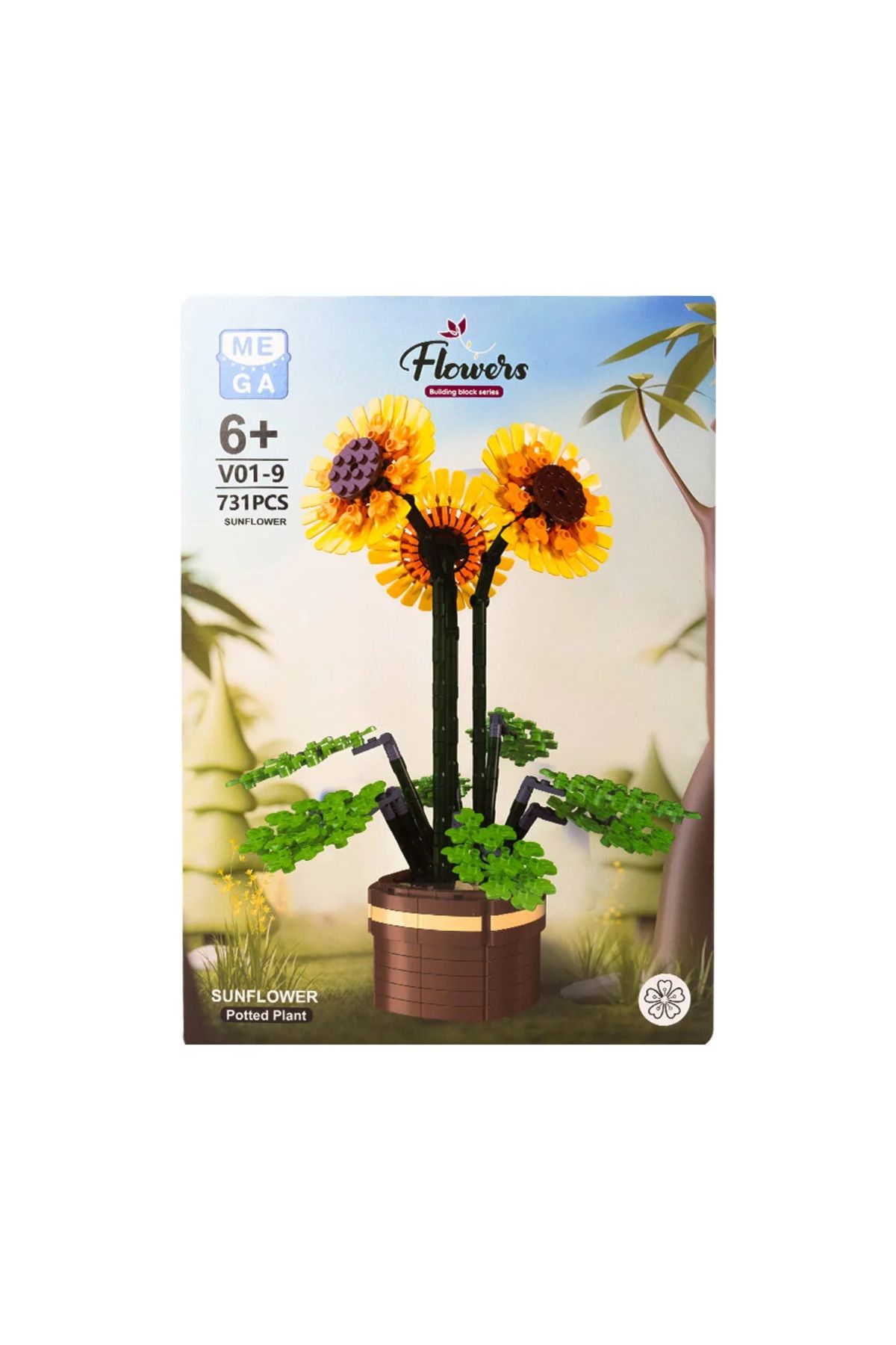 gnsstore BLOK ÇİÇEK 731 PARÇA AYÇİÇEĞİ