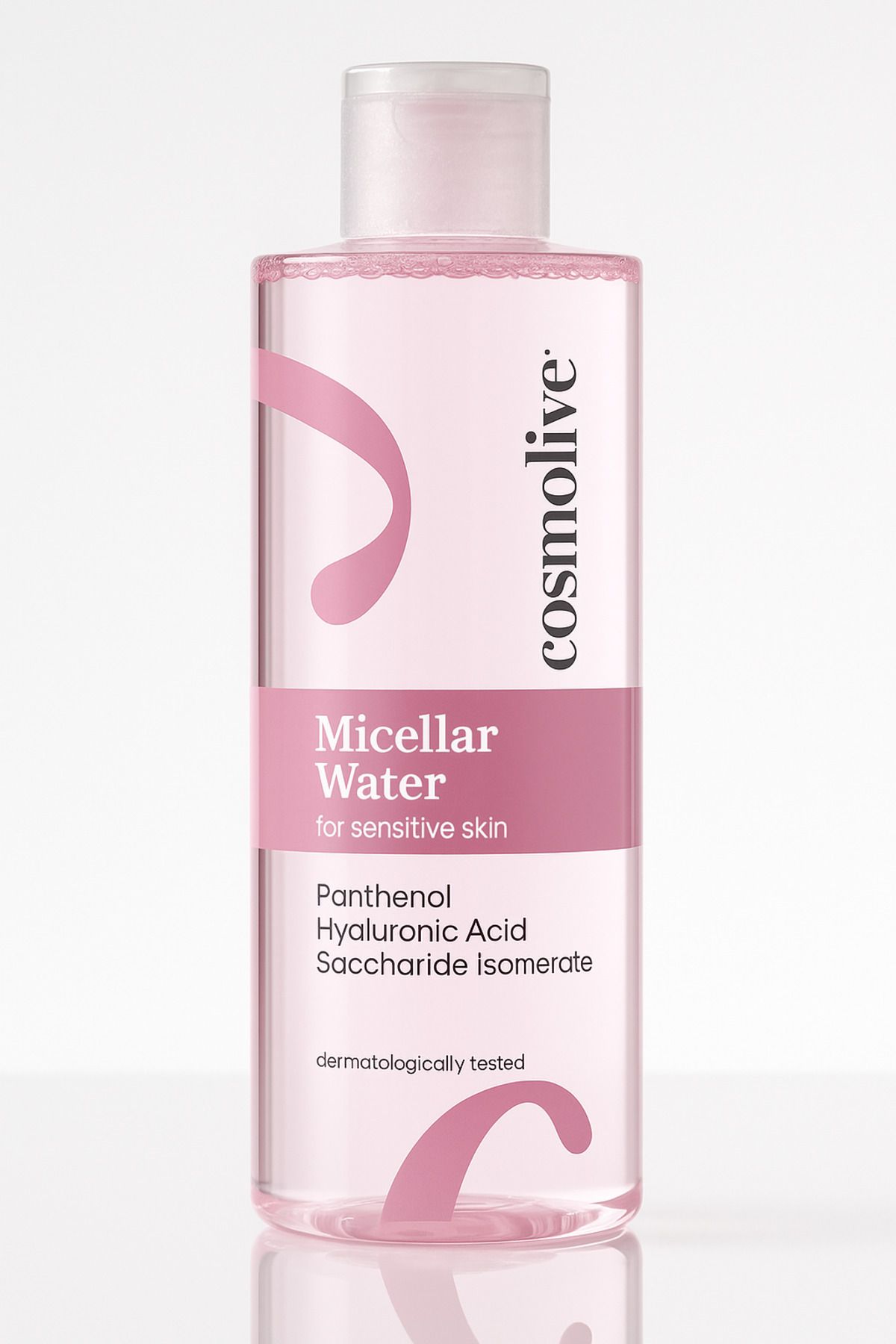 Cosmolive Makyaj Temizleyici 390 ml | Hyalüronik Asit | Hassas Ciltler Için | Yüz Temizleyici