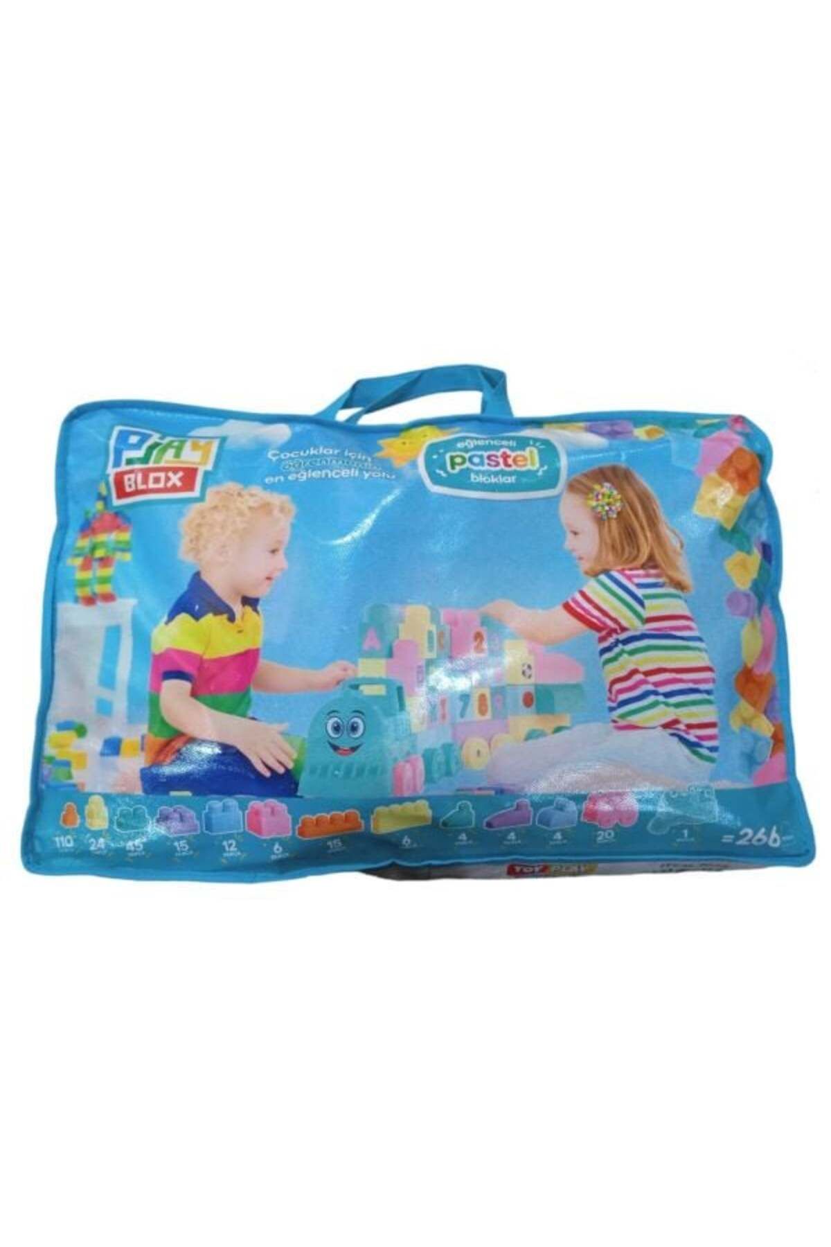 PARİLES Toru Play Blox Pastel 266 Parça Çantalı 3035 ANK