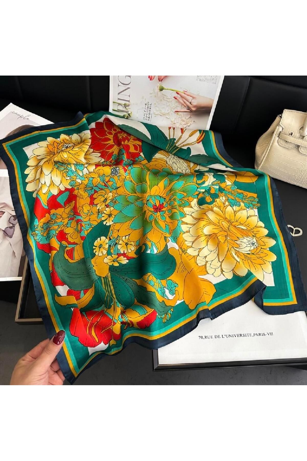 Venus Design Renkli Desenli Şal-Fular